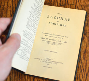 [Fine Binding | Katharine Adams(?)] The Bacchae of Euripides