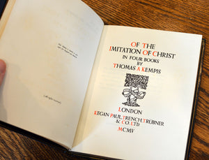 [Fine Binding | Bayntun] Of the Imitation of Christ