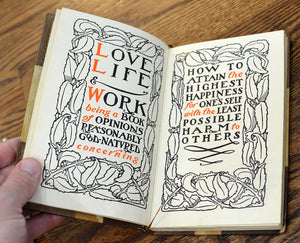 [Roycrofters | Fine Binding] Love, Life & Work